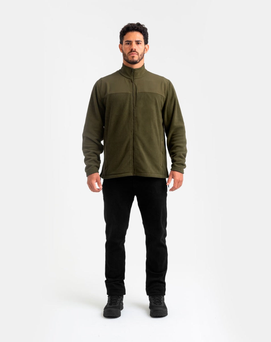 Jaqueta Fleece Snow - Verde Oliva