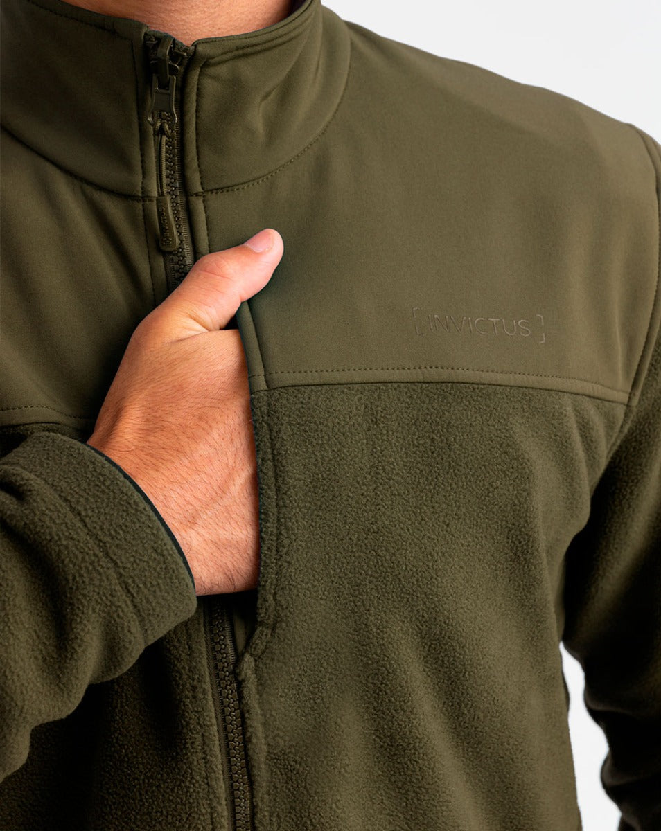 Jaqueta Fleece Snow - Verde Oliva