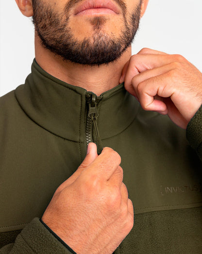 Jaqueta Fleece Snow - Verde Oliva