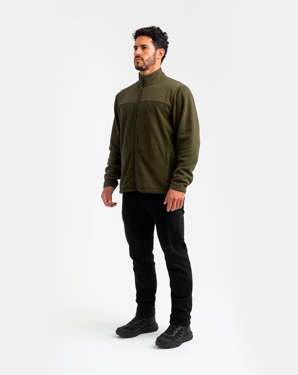 Jaqueta Fleece Snow - Verde Oliva
