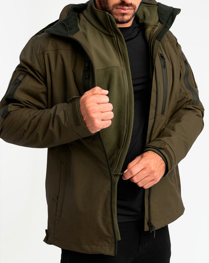 Jaqueta Fleece Snow - Verde Oliva