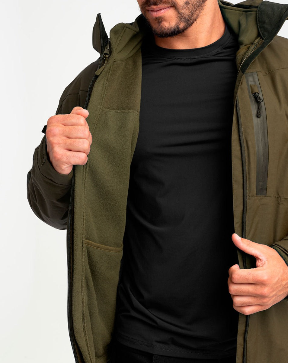 Jaqueta Fleece Snow - Verde Oliva