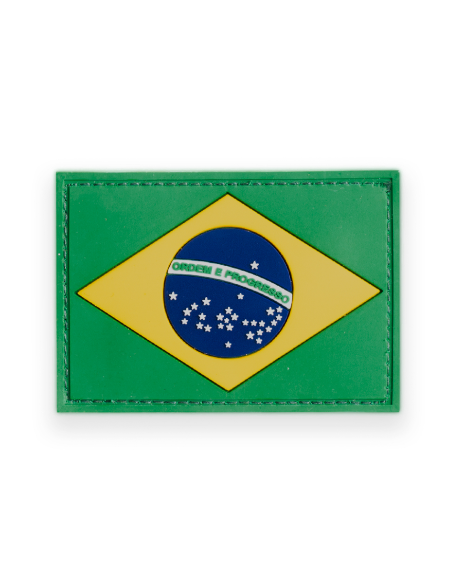 PATCH BANDEIRA DO BRASIL - VERDE/AMARELO/AZUL